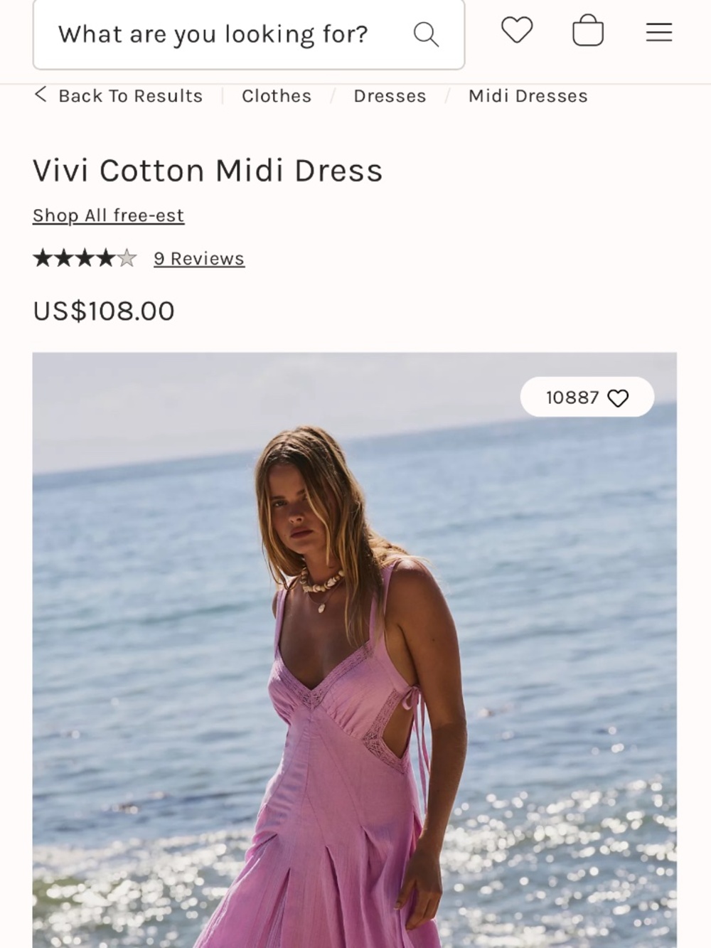 Brand new Free People Vivi midi dress - Picture 5 of 5